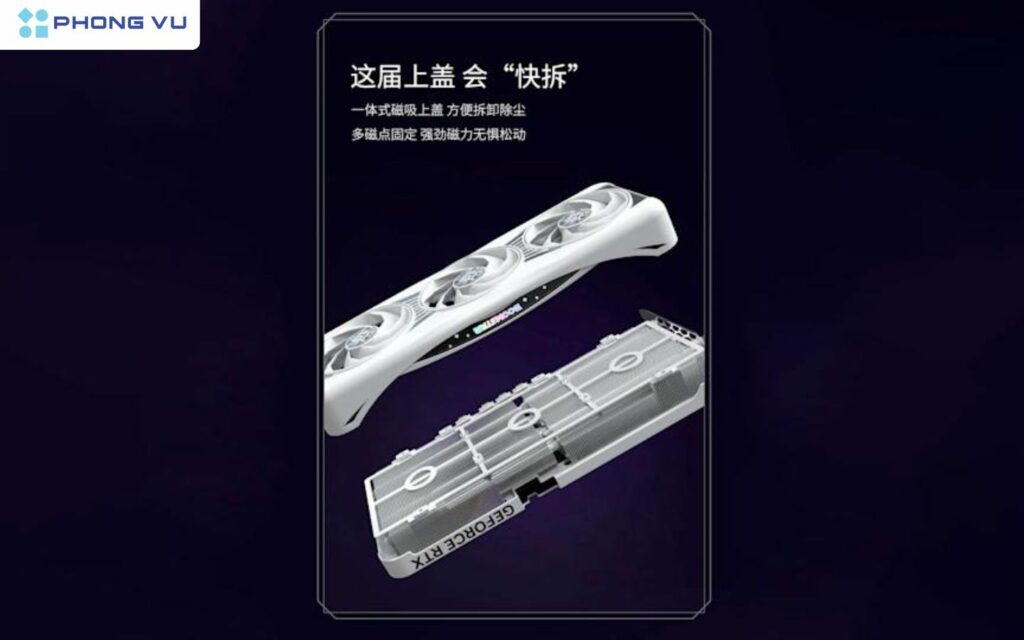 RTX 5090D được thiết kế để tối ưu hóa quá trình bảo dưỡng