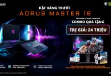 Phong Vũ ra mắt chương trình pre-order laptop gaming Gigabyte Aorus Master 16 với quà tặng giá trị