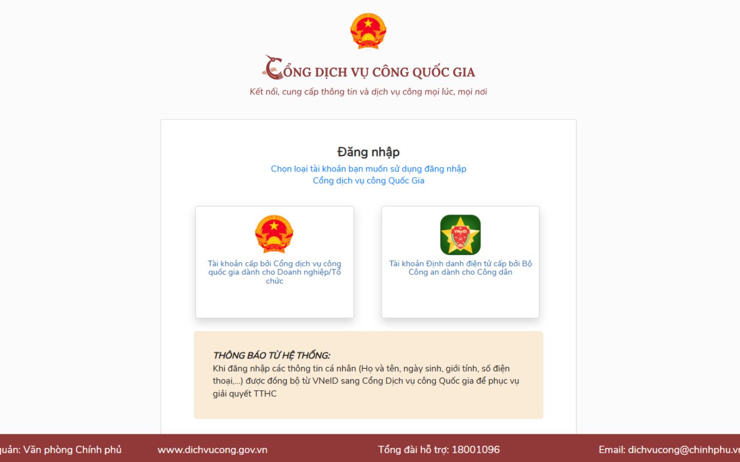 hướng dẫn Đăng nhập tài khoản cá nhân thi tốt nghiệp