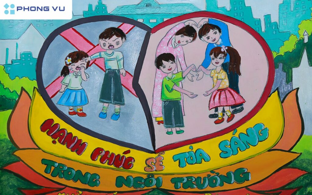 Mẫu bài dự thi phòng ngừa bạo lực học đường mới nhất năm 2025 3 Mẫu bài dự thi phòng ngừa bạo lực học đường