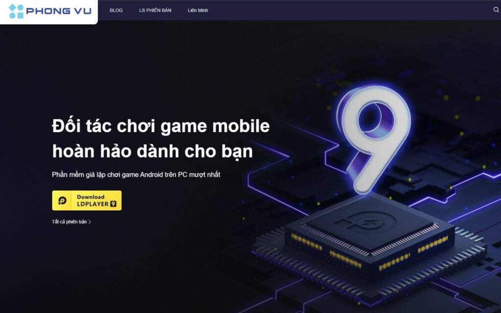 vào website chính thức của LDPlayer tại https://www.ldplayer.net/. Đây là nguồn đáng tin cậy để tránh tải nhầm file giả mạo chứa virus