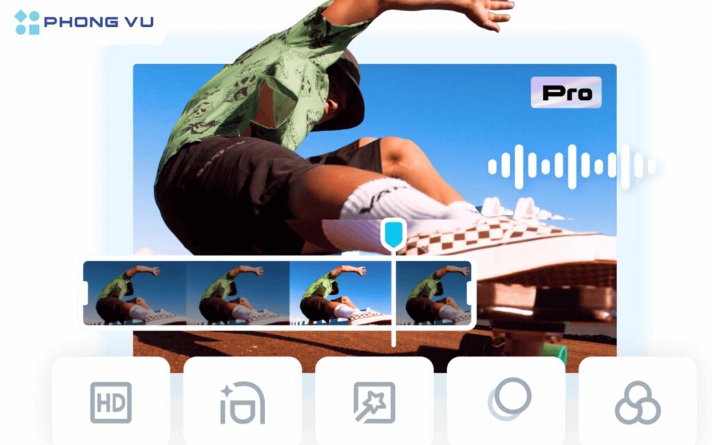 Tận dụng thêm nhiều hiệu ứng độc đáo, xuất video chất lượng cao