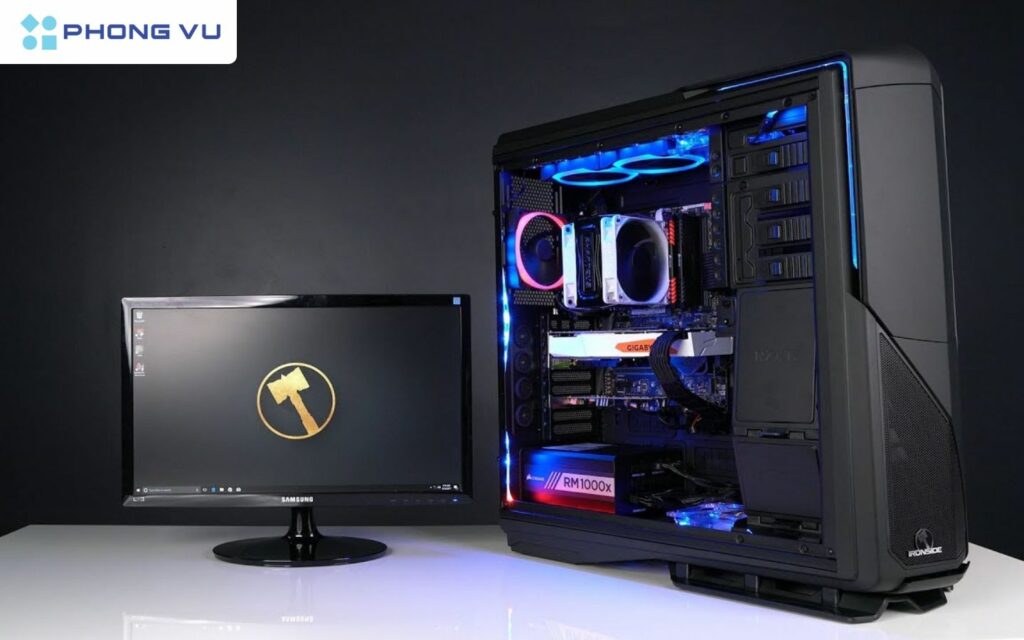 Case máy tính là một giá đỡ vật lý