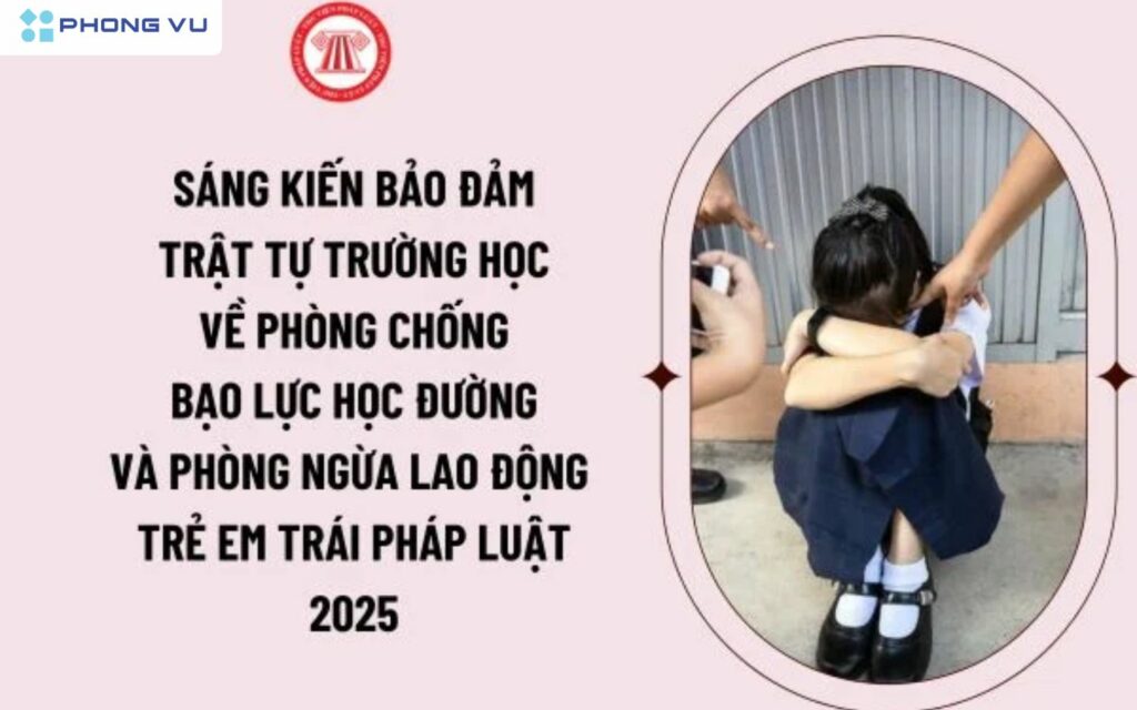 Cuộc thi Sáng kiến bảo đảm trật tự trường học về phòng chống bạo lực học đường 1 Cuộc thi Sáng kiến bảo đảm trật tự trường học về phòng chống bạo lực học đường