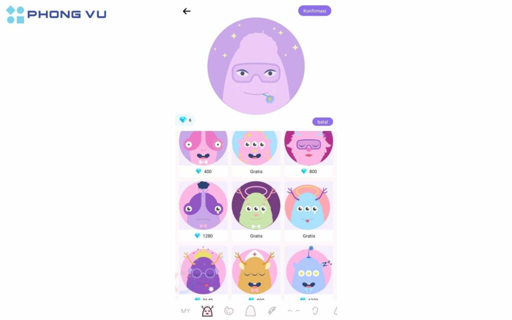 Hình ảnh đại diện dễ thương.