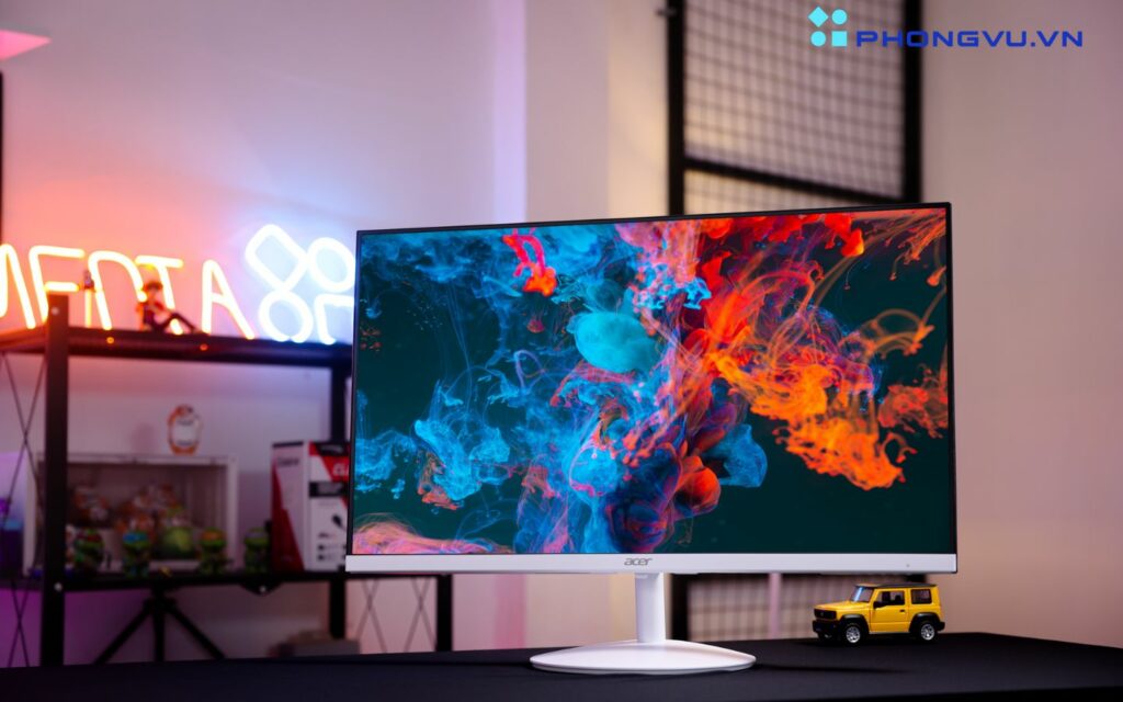 Acer SA272U E đã ghi điểm với mình nhờ thiết kế ZeroFrame siêu mỏng
