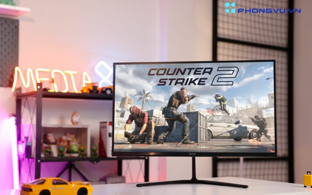  Với tần số quét 200Hz, thời gian phản hồi 1ms và FreeSync Premium, chiếc màn hình này hoàn hảo cho các tựa game FPS, MOBA