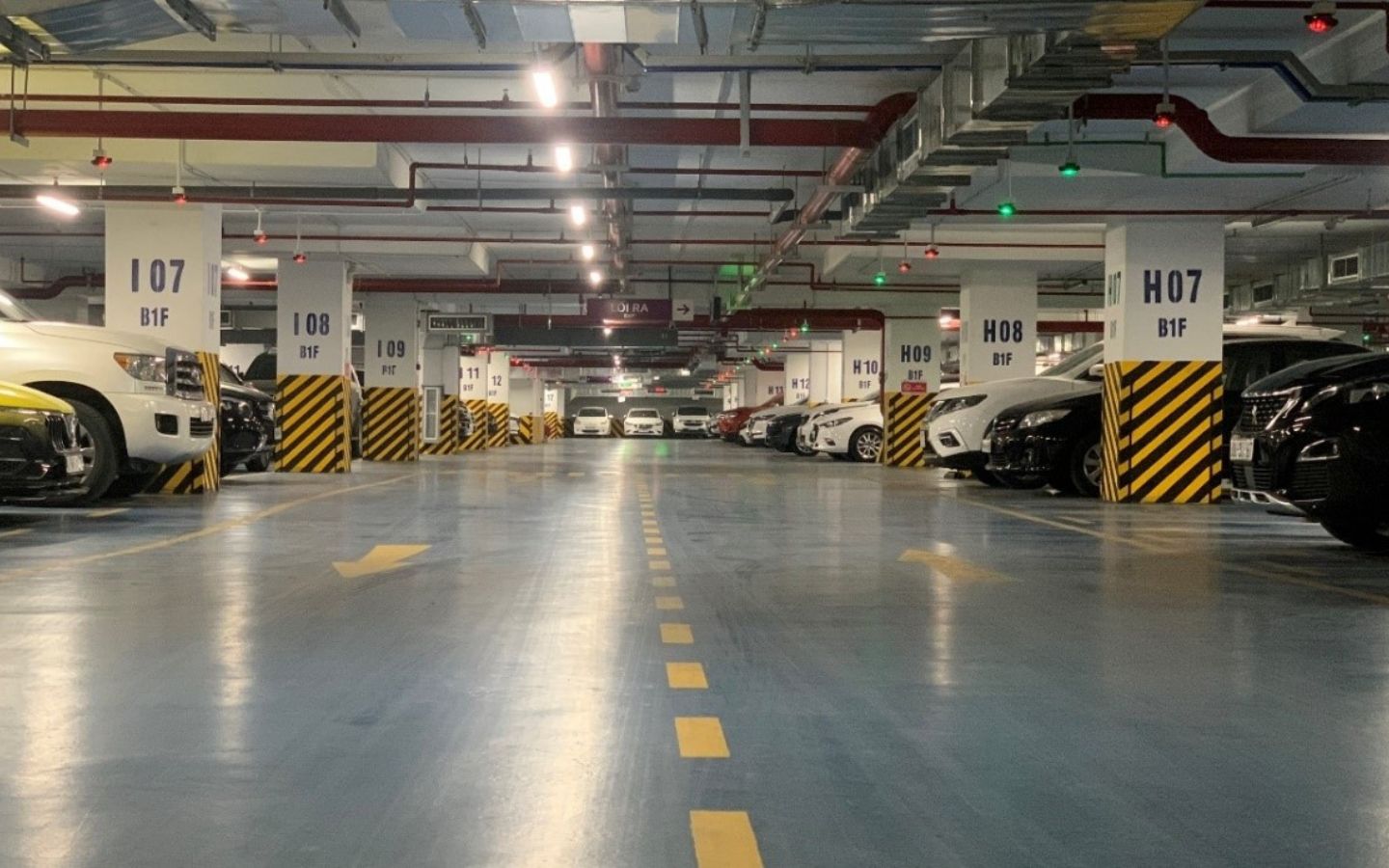 Gửi xe tại tòa nhà Kumho (Nguồn: Internet)