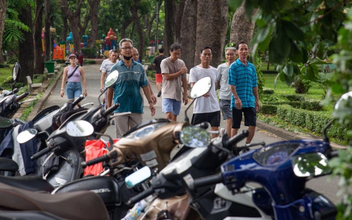 Gửi xe tại công viên 30/4 (Nguồn: Internet)