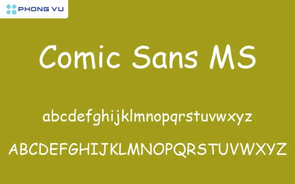 Font chữ có độ dày lớn, nét chữ bo tròn