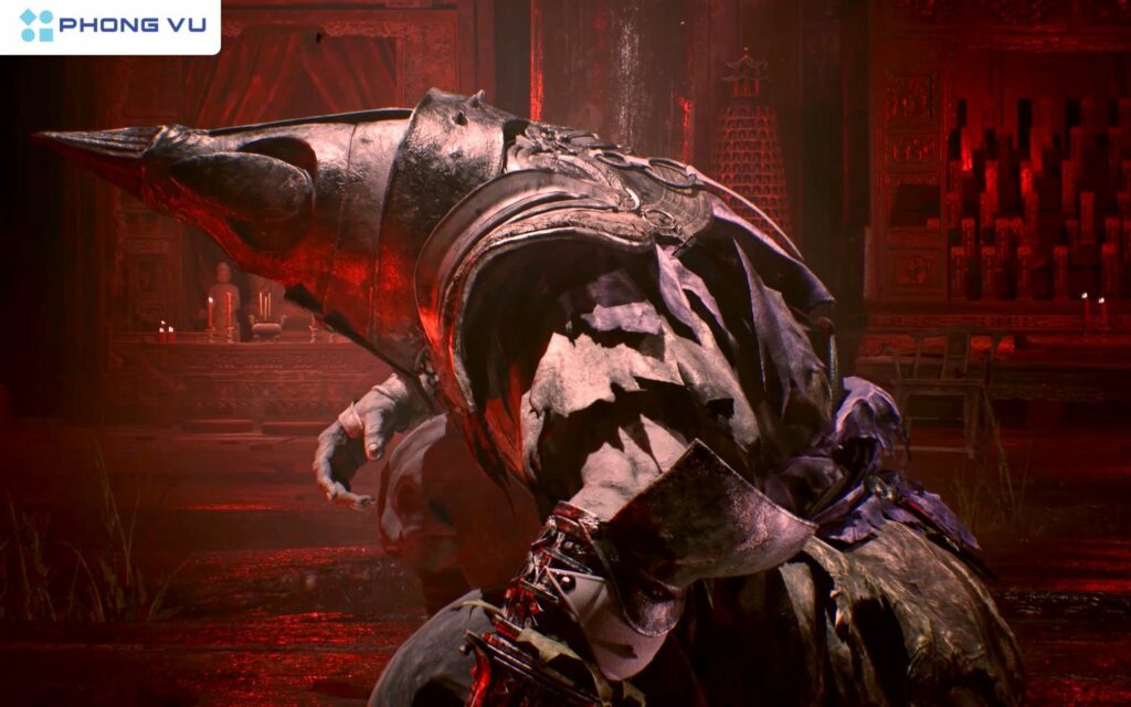 Phantom Blade Zero mang đến một thế giới đậm chất cyberpunk pha lẫn gothic, với những con phố tối tăm