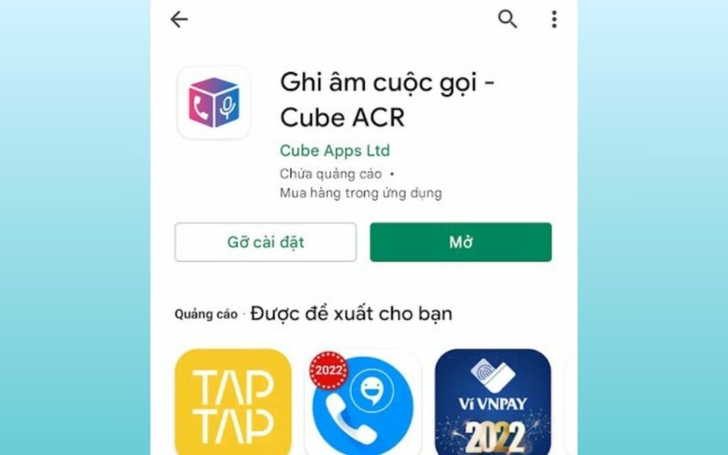 Tải Cubo ACR về thiết bị.