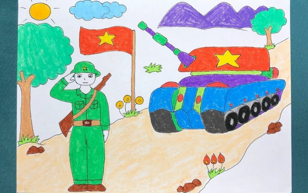 Hình chủ đề mừng 50 năm giải phóng miền Nam