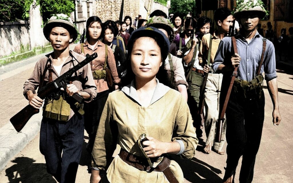 Dân quân tự vệ Hà Nội diễn tập quân sự năm 1965