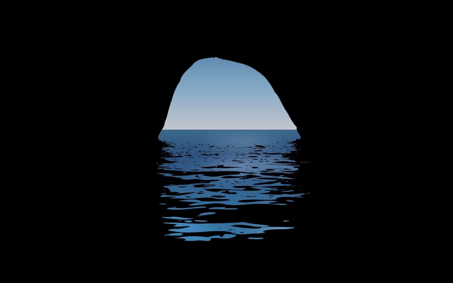 Ánh sáng huyền ảo nơi cửa hang biển