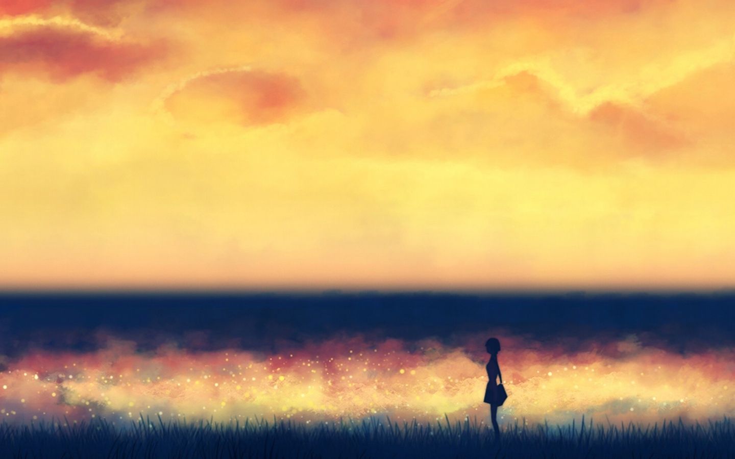 Ánh hoàng hôn dịu dàng 