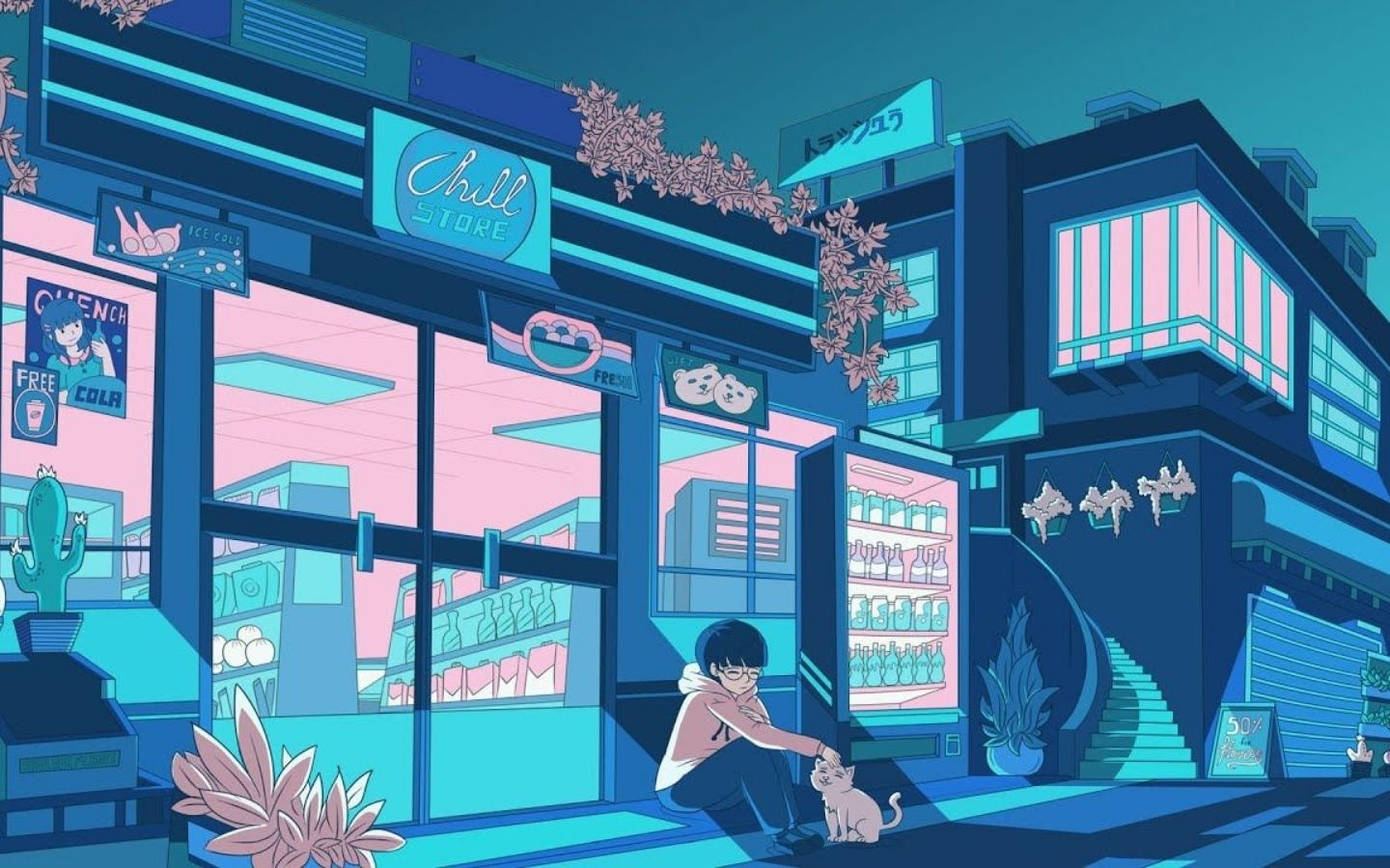 Quán cà phê chill buổi tối