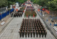 Tổng hợp các khối diễu binh, diễu hành 30/4/2025 tại TPHCM Khối diễu binh, diễu hành 30/4/2025 (Nguồn: Internet)