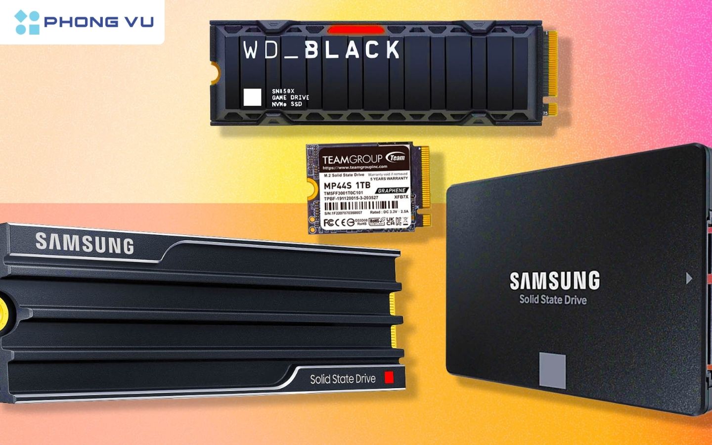 Các thương hiệu SSD chất lượng cao