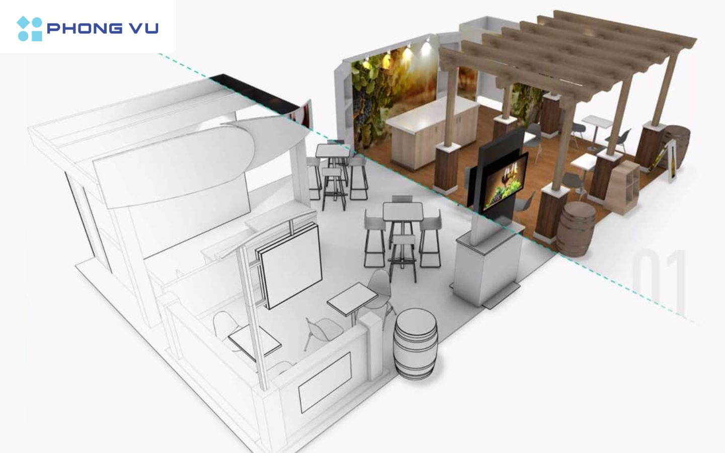 Render là gì? Cách chọn PC Render siêu mượt, nhanh gọn 2025 2 Render quan trọng thế nào với designer, editor, kỹ sư.