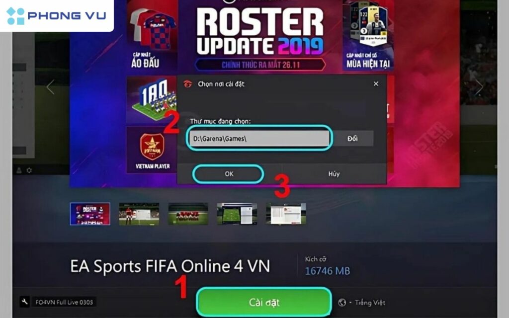 Lưu file đã giải nén và chọn OK