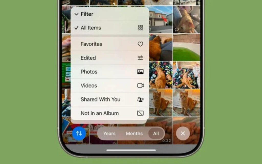Ứng dụng Ảnh được nâng cấp trên iOS 18.4