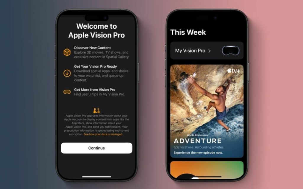 Ứng dụng Vision Pro