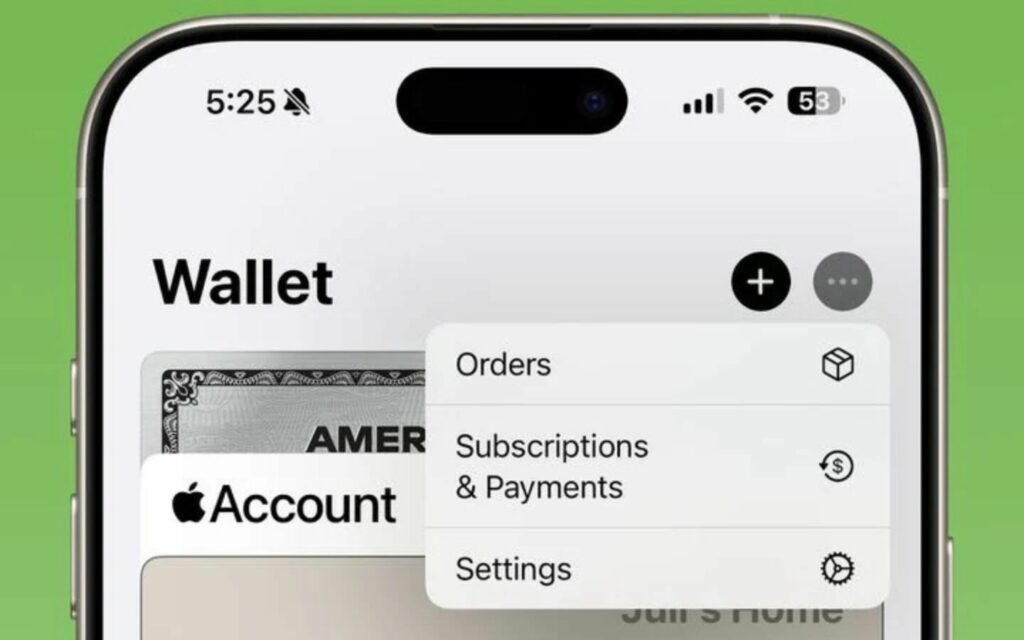 Ứng dụng Wallet được nâng cấp hiện đại