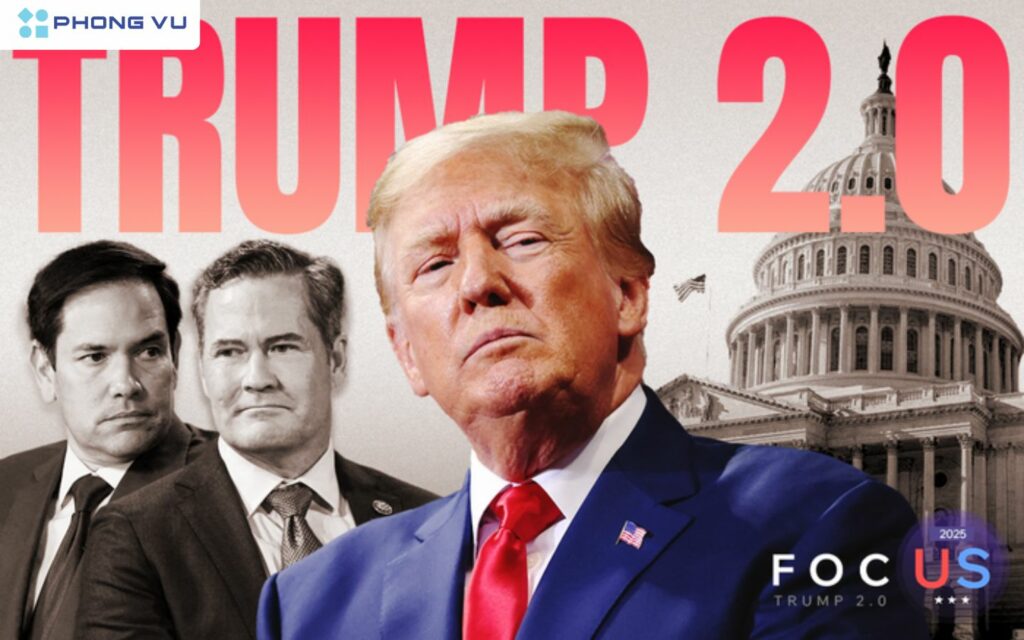 Tổng thống Trump đã đẩy mạnh chính sách thuế quan đối ứng (reciprocal tariffs) nhằm giảm thâm hụt thương mại và bảo vệ sản xuất nội địa. 