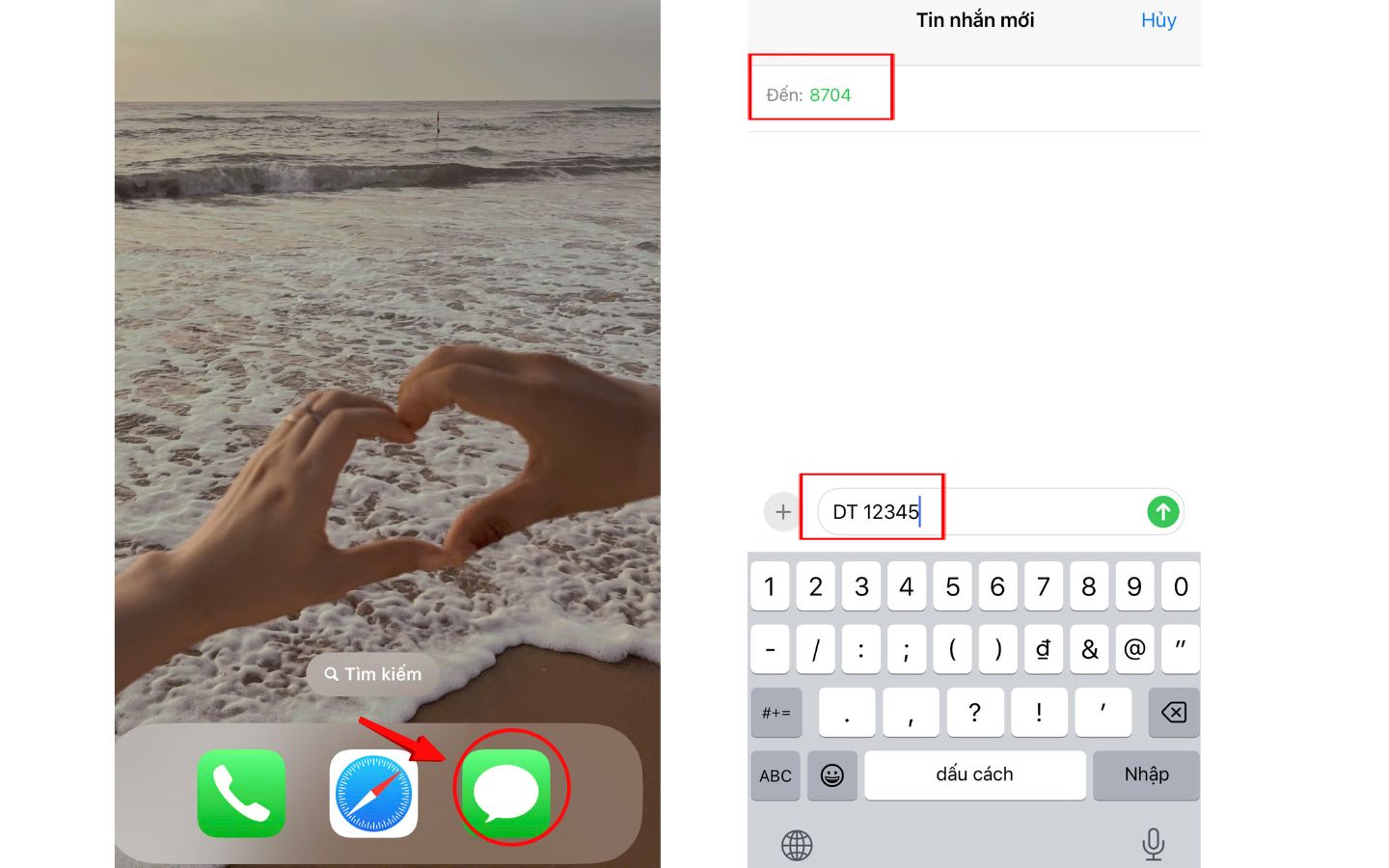 Tra cứu điểm thi qua tin nhắn SMS (Nguồn: Internet)