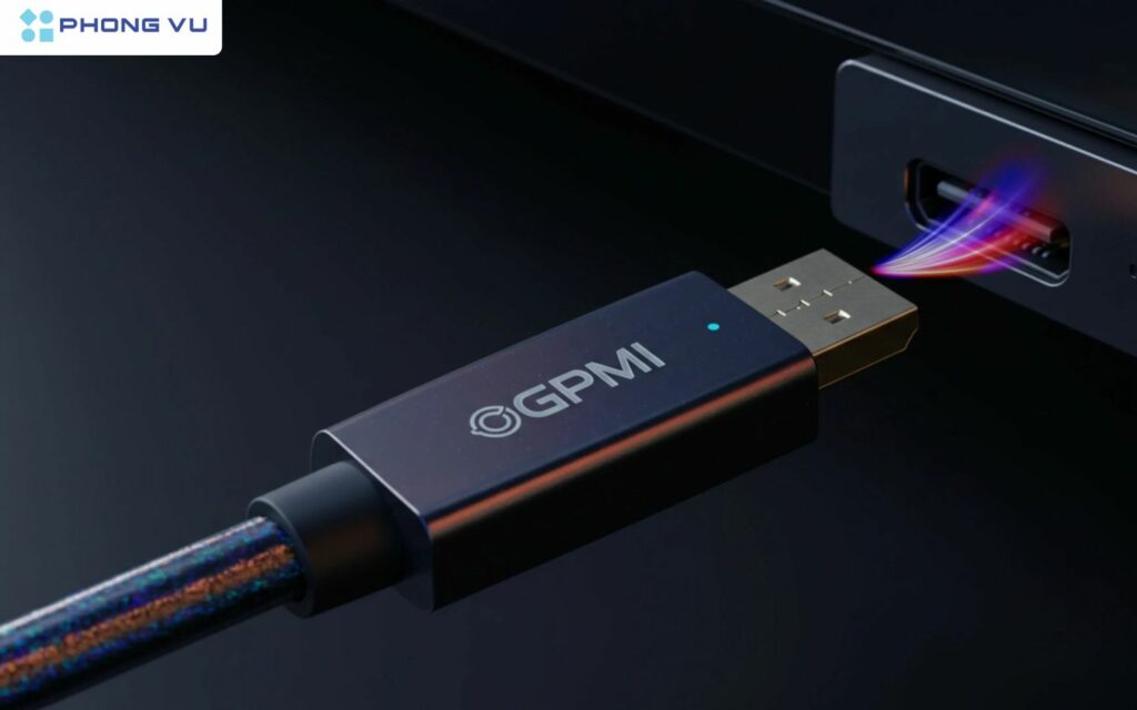 GPMI Type-B không chỉ vượt xa về băng thông mà còn tích hợp tính năng cung cấp điện năng mạnh mẽ