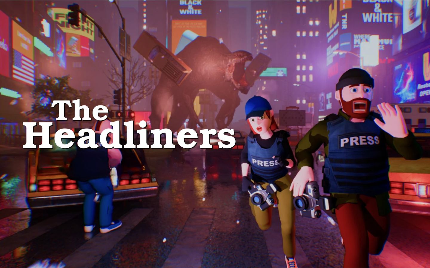 The Headliners trò chơi nhập vai phòng viên báo chí có chiều sâu