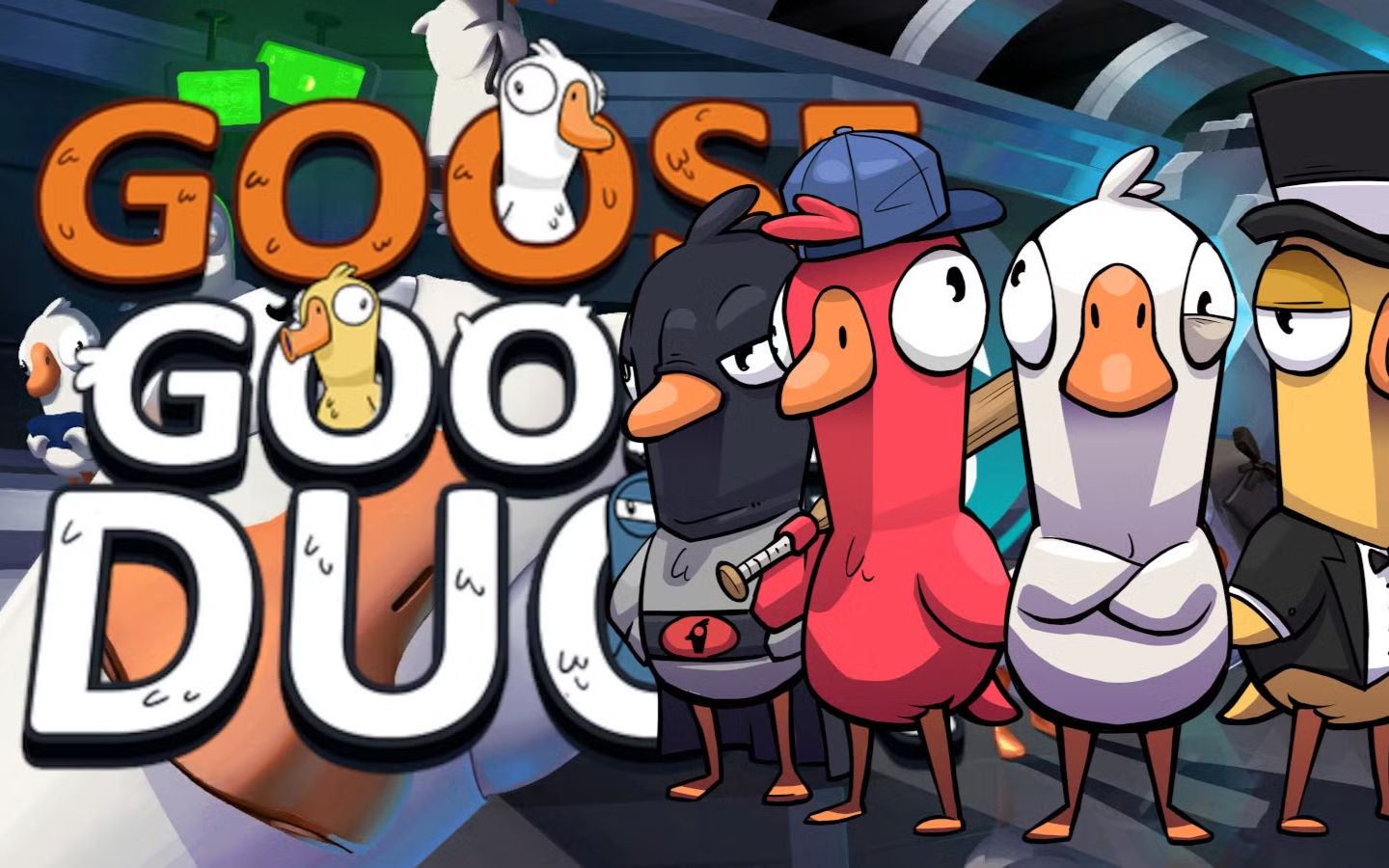 Goose Goose Duck với cơ chế giống như "Ma sói" (Werewolf) và được phát triển bởi studio Freeland