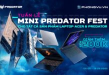 Khuyến mãi tuần lễ Acer Mini Predator Fest: Coupon 200K cho laptop Acer Khuyến mãi tuần lễ Acer Mini Predator Fest: Coupon 200K cho laptop Acer