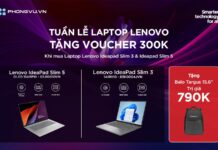 Khuyến Mãi Laptop Lenovo Week Tháng 5 – Coupon 300K Tại Phong Vũ