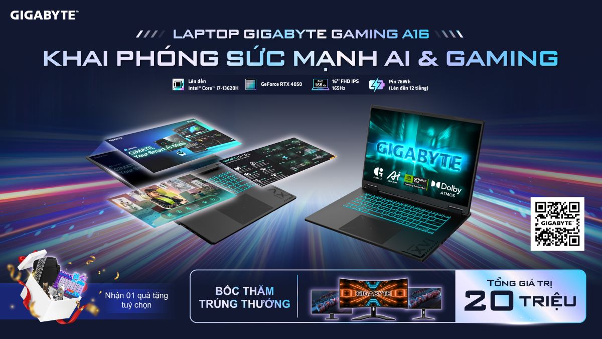 Khuyến Mãi Laptop Gaming A16: Khai Phóng Sức Mạnh AI & Gaming 1 Khuyến Mãi Laptop Gaming A16: Khai Phóng Sức Mạnh AI & Gaming