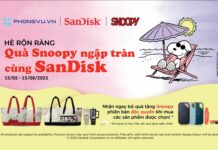 Quà Snoopy Ngập Tràn Cùng SanDisk Tại Phong Vũ