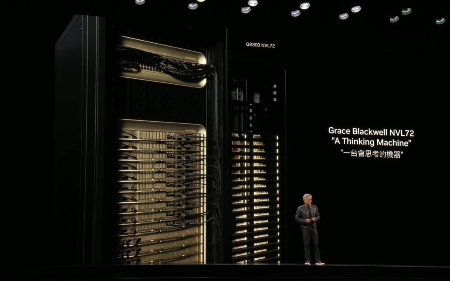 Hệ thống siêu máy chủ Grace Blackwell NVL72 (Nguồn: Internet)