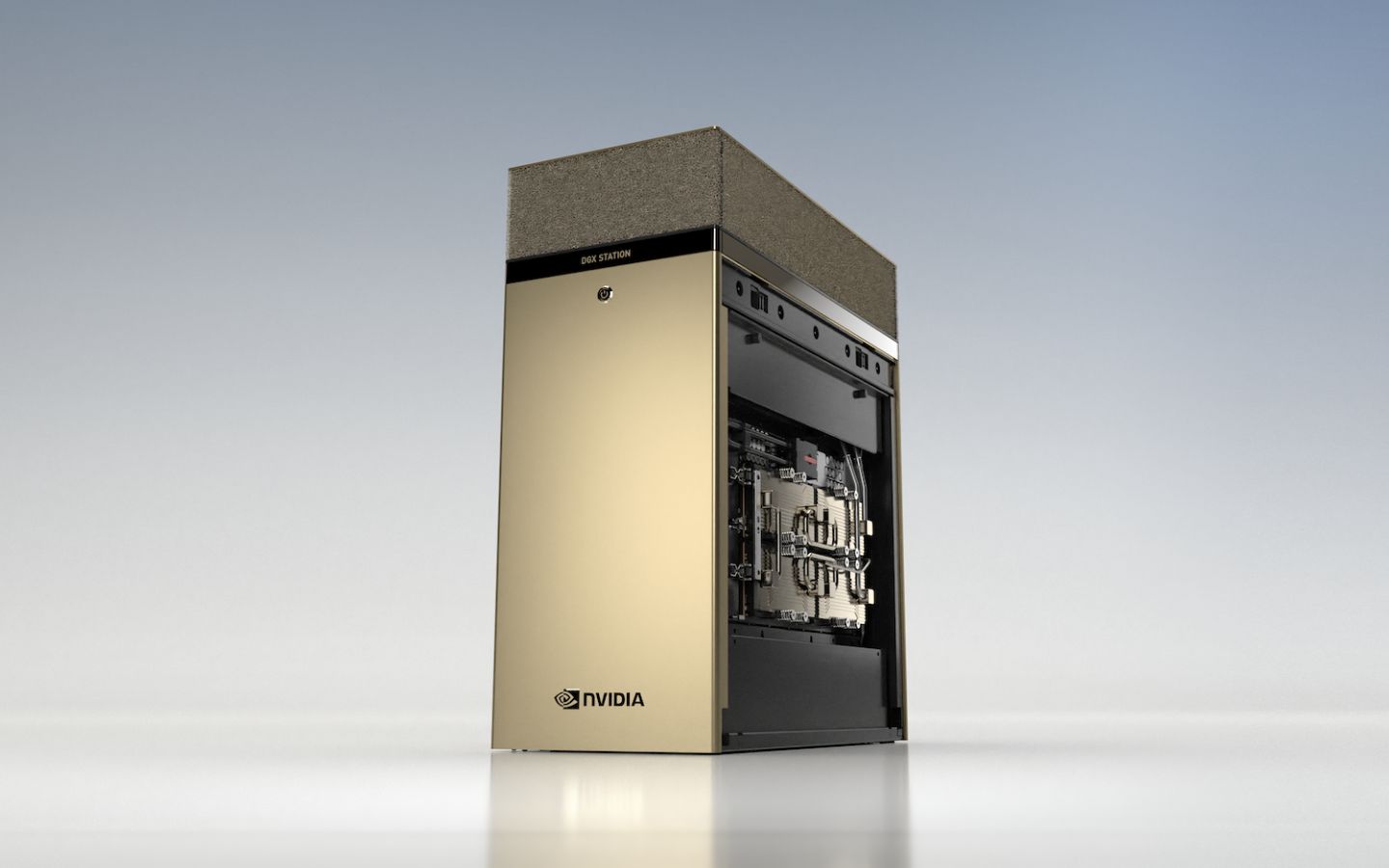 DGX Station – Siêu máy trạm AI tại chỗ (Nguồn: Internet)