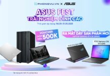 Khuyến mãi ASUS Fest – Trải nghiệm đỉnh cao, nhận ngay coupon đến 500K Khuyến mãi ASUS Fest – Trải nghiệm đỉnh cao, nhận ngay coupon đến 500K