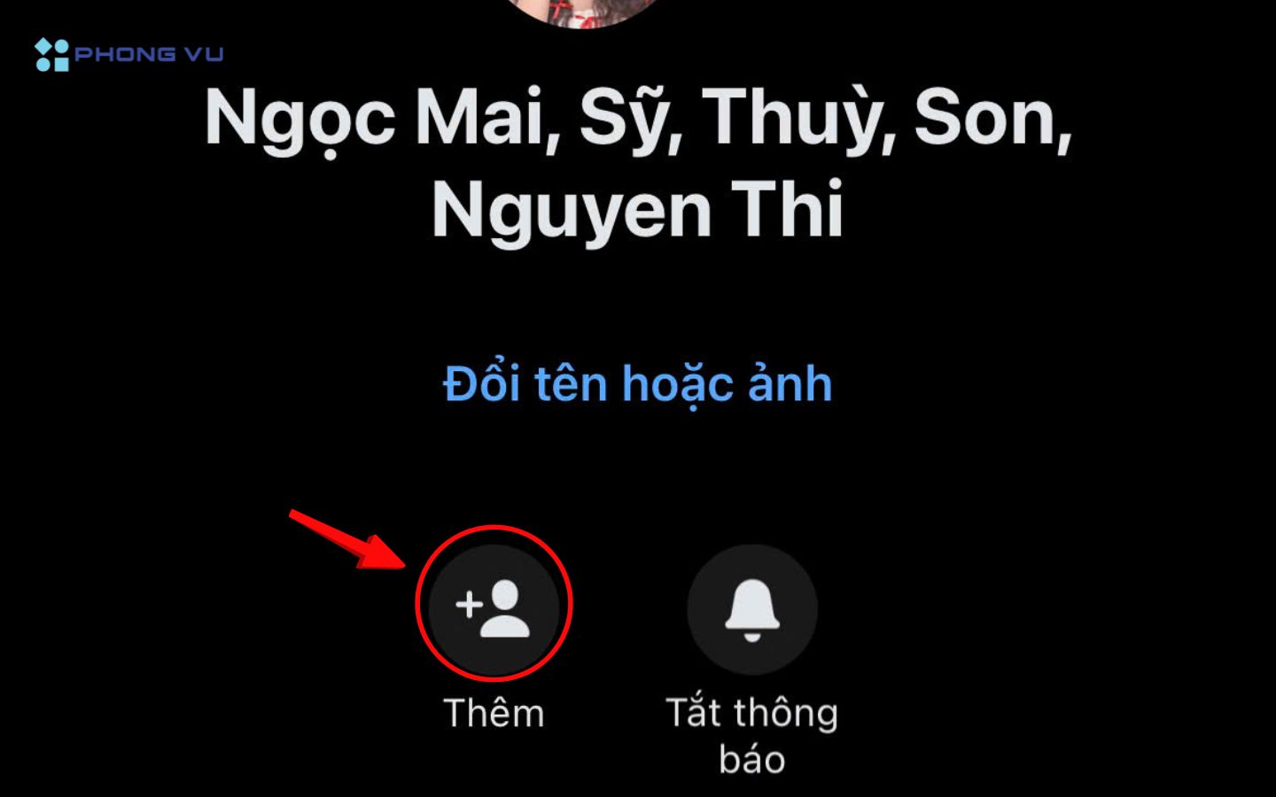 Thêm thành viên vào nhóm