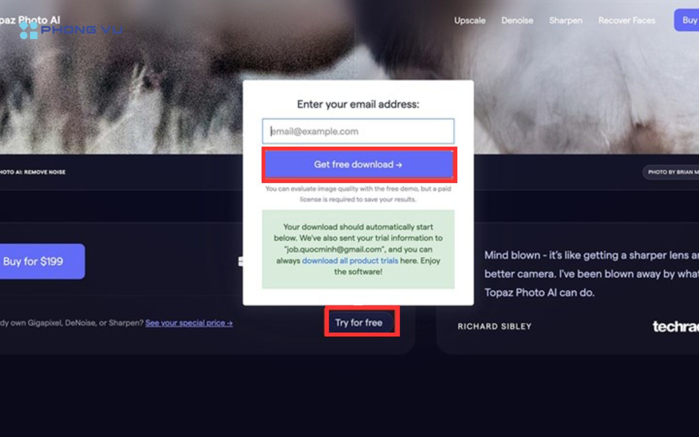 Tải Topaz Photo AI