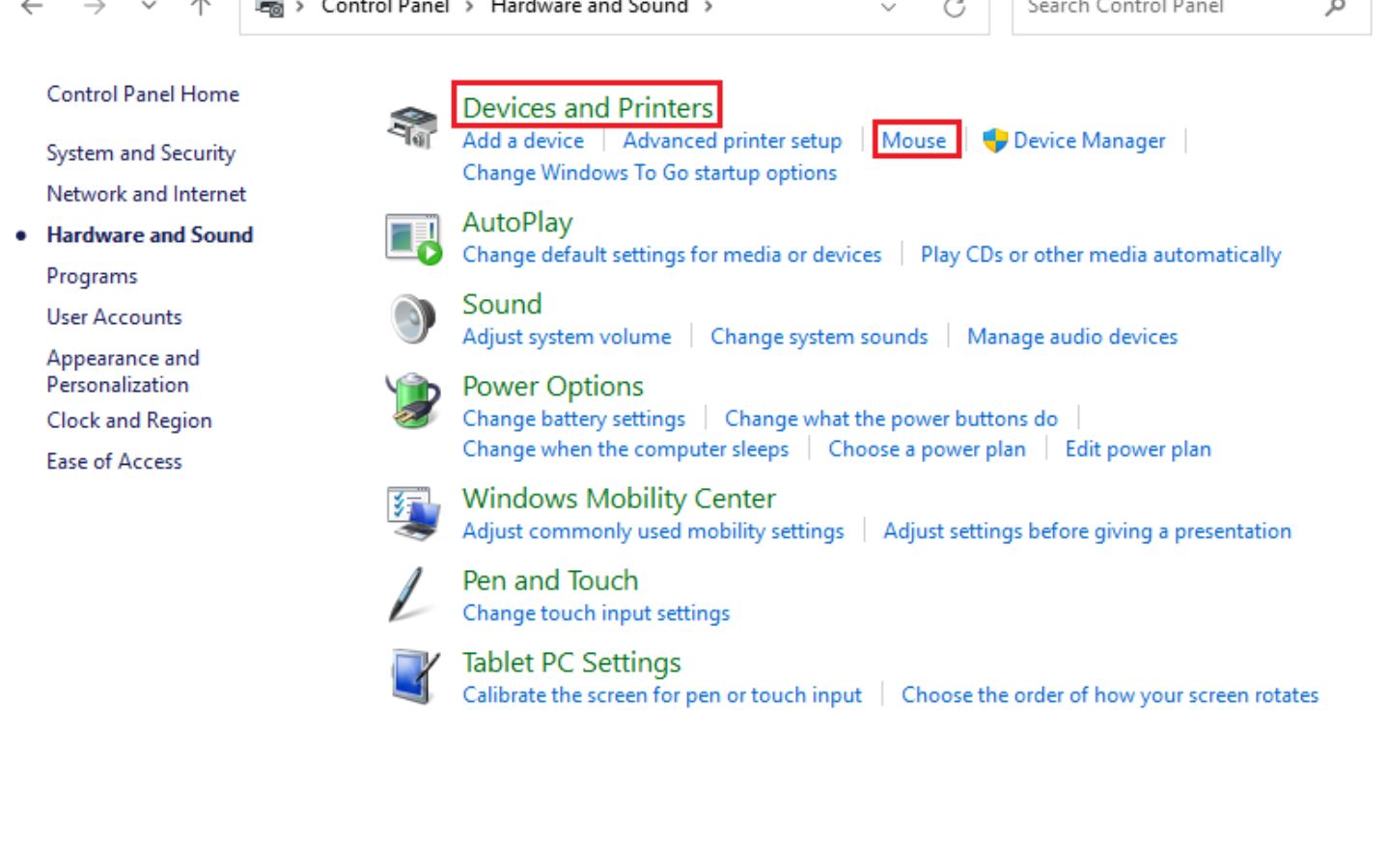 Chọn theo hướng dẫn để chỉnh tốc độ chuột (Nguồn: Internet)