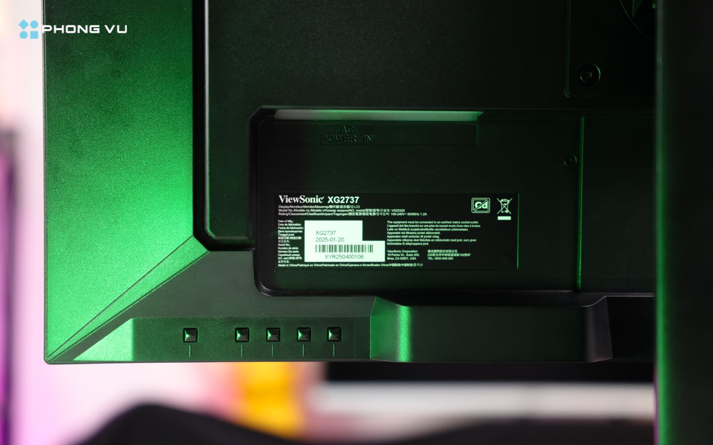 Đánh giá màn hình ViewSonic XG2737 27" IPS 520Hz Gsync chuyên game 7 ViewSonic XG2737 được trang bị đầy đủ các cổng hiện đại để đáp ứng nhu cầu của game thủ