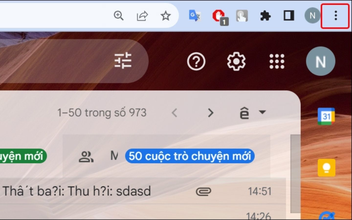 Nhấp biểu tượng ba chấm (góc trên bên phải) > More Tools > Create Shortcut. (Nguồn: Internet)