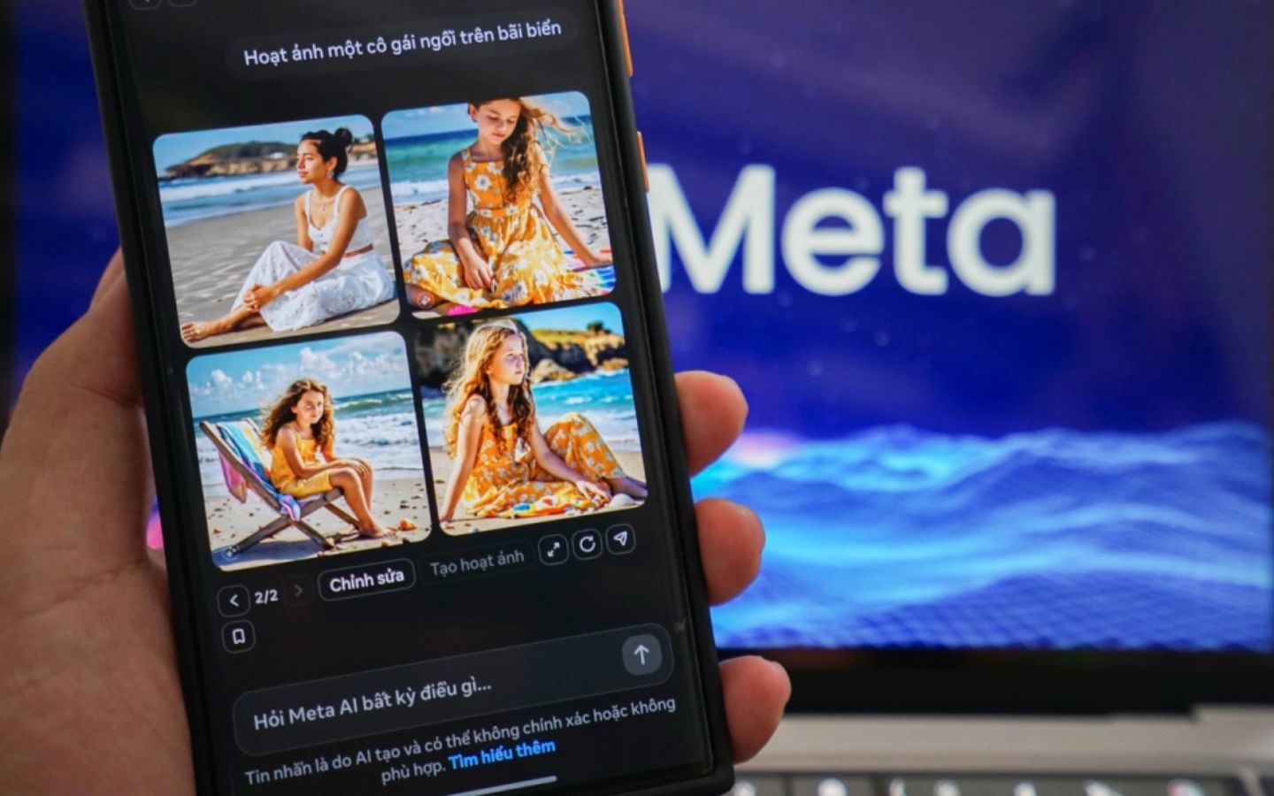 Một truy vấn của Meta AI