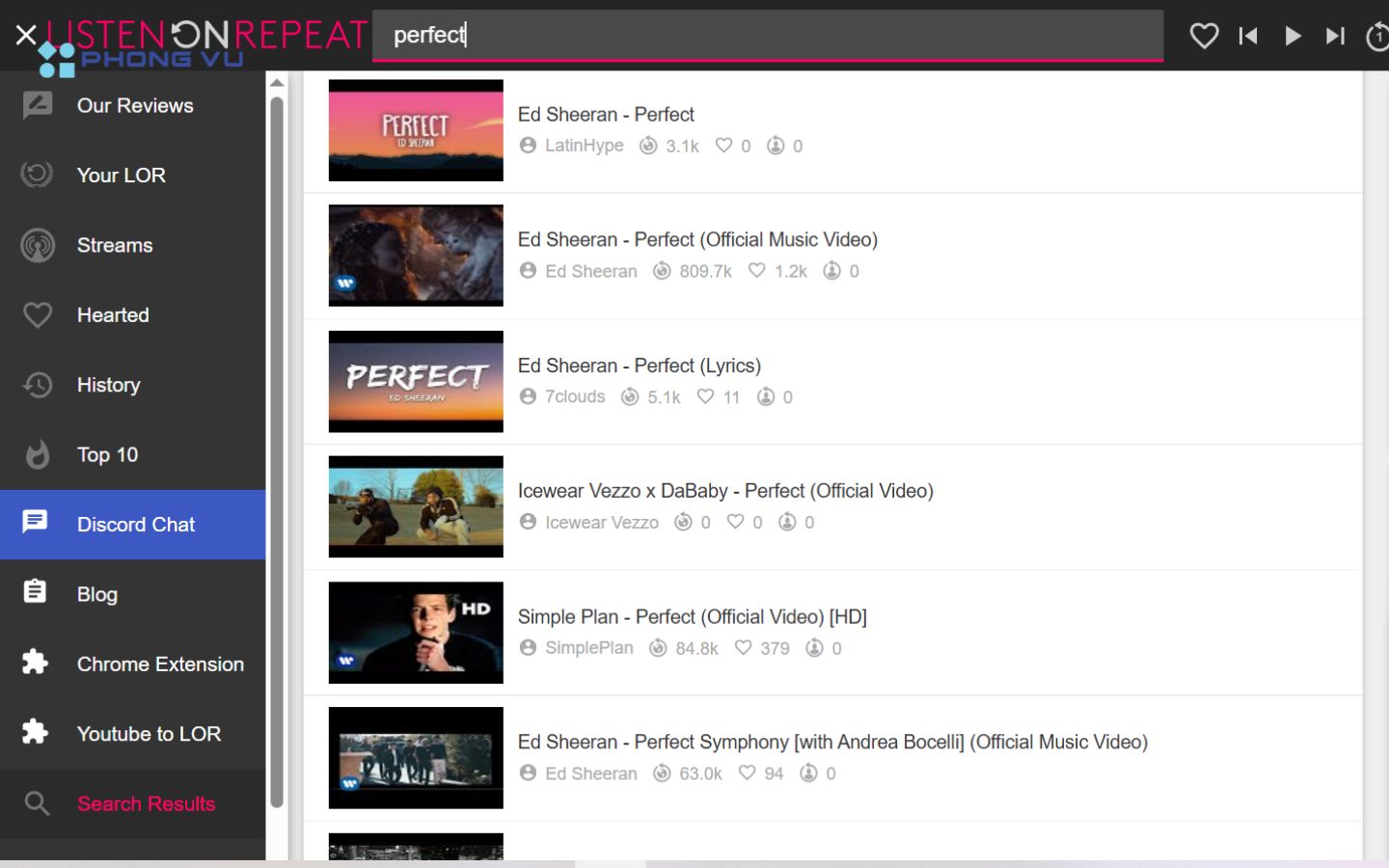 Chọn vào video YouTube muốn xem