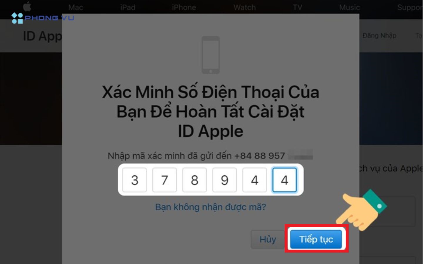 Xác minh số điện thoại