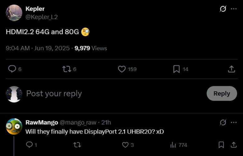 Dòng GPU mới của “đội Đỏ” sẽ đi kèm hỗ trợ HDMI 2.2 với hai mức băng thông 64 Gbps và 80 Gbps