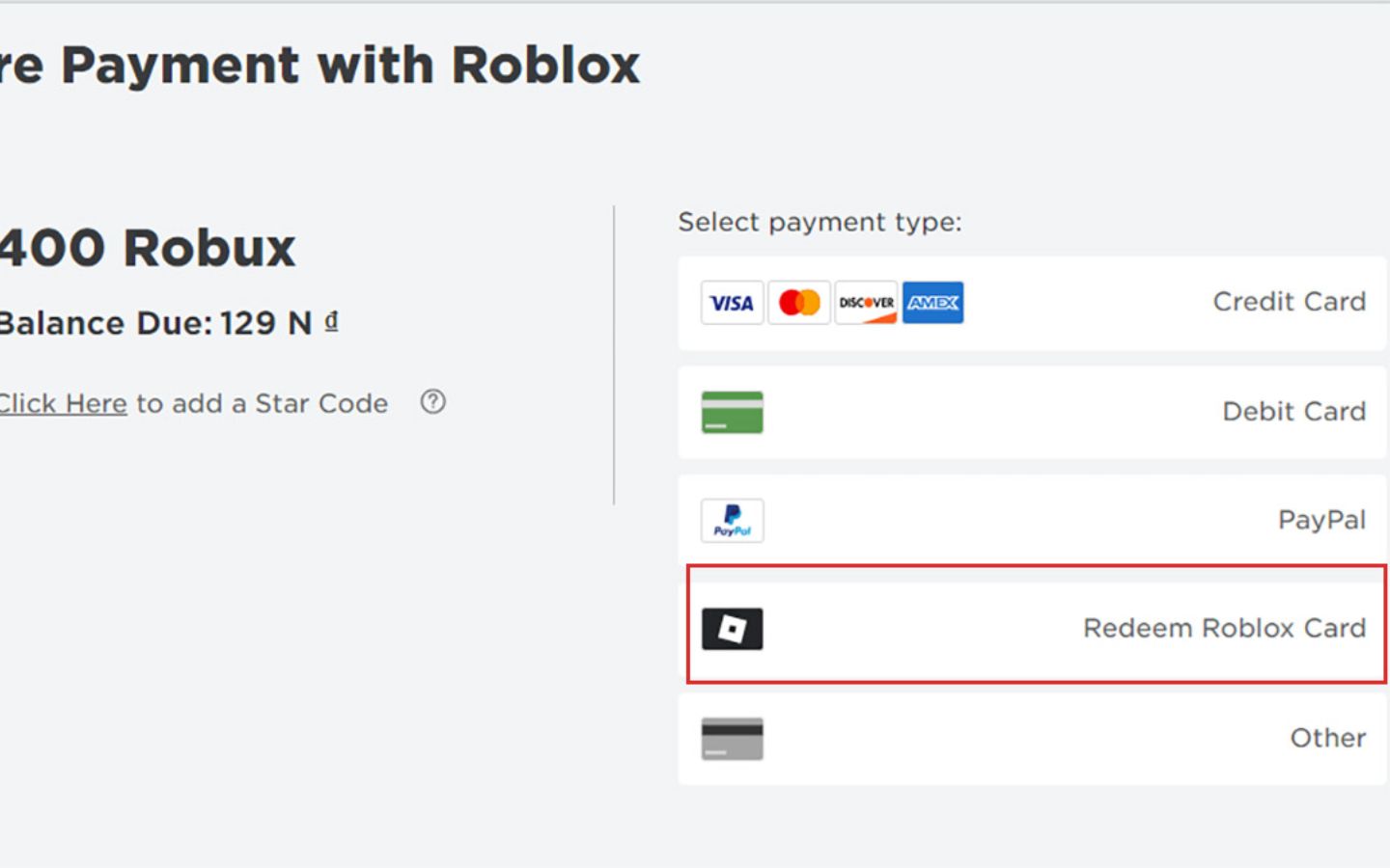 hướng dẫn cách nạp Robux bằng Roblox Card không phải ai cũng biết